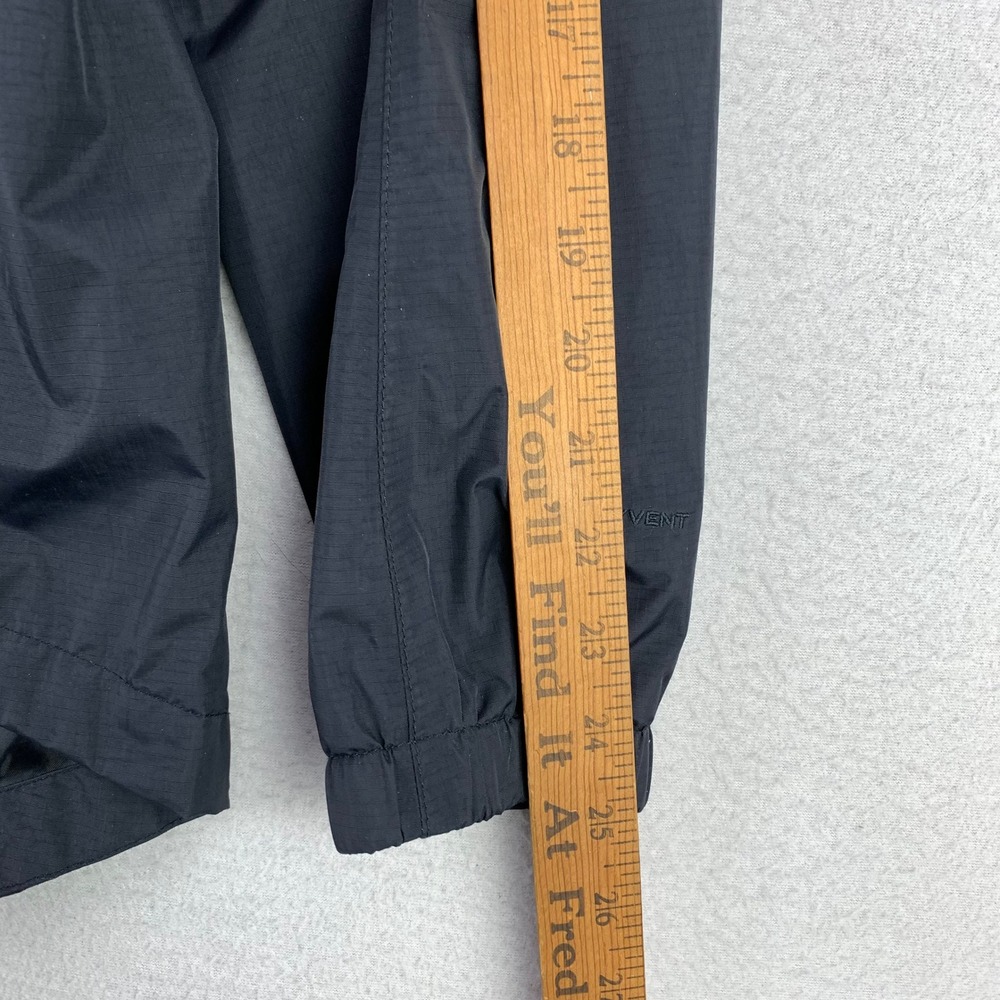 The North Face HyVent Rain Jacket Womens L Black Hooded Windbreaker Waterproof - Picture 9 of 10